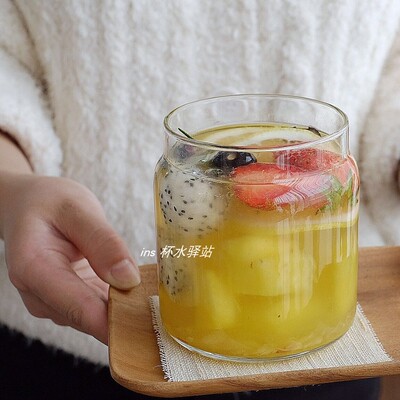 大容量潮流冷饮玻璃高颜值水果杯