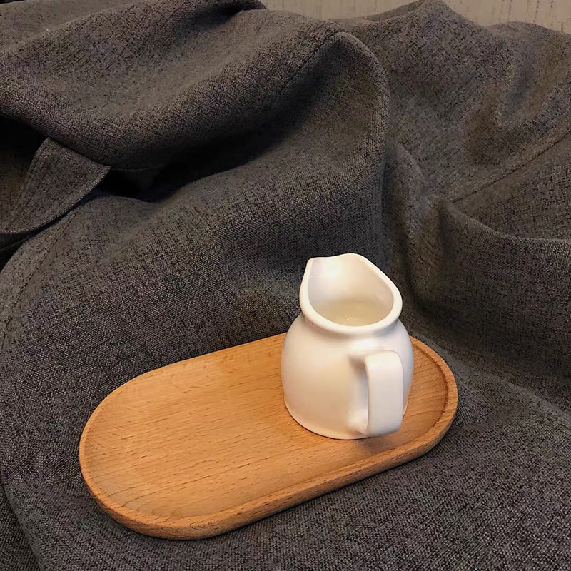 日式ins纯白小奶盅浓缩咖啡糖浆缸调味杯陶瓷牛奶奶泡杯
