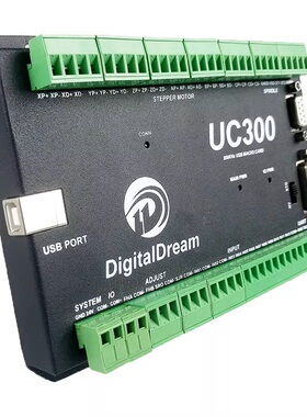 USB 雕刻机运动控制卡数控控制器 mach3 UC300 3/4/5/6轴铣刀加工