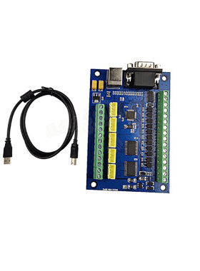 CNC控制卡 mach3 usb接口板运动控制系统5轴 100k 带手轮接口