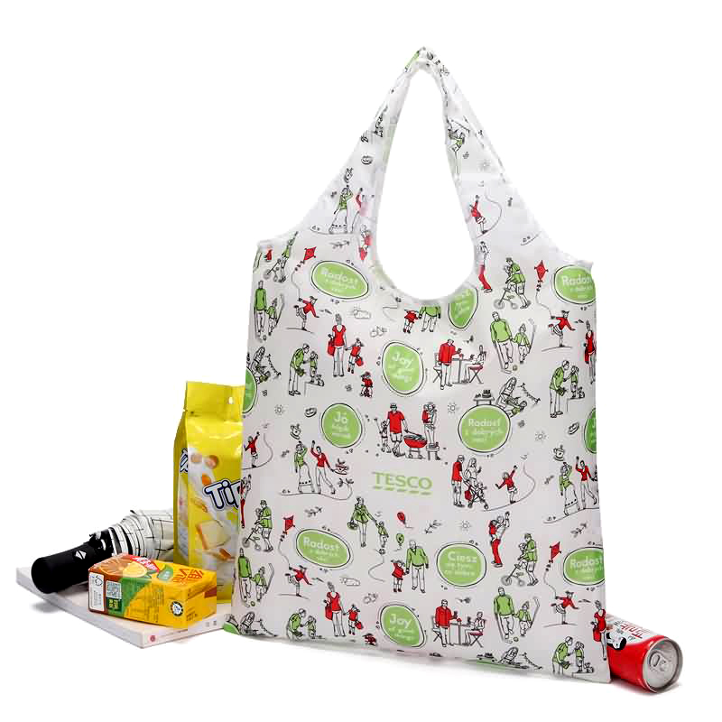 Exit Britain Foldable environmental protection Shopping bag fashion Silk surface nylon supermarket Buy food One shoulder reticule LOGOin the Storage consolidation , Home Storage appliances , Pouch , Shopping Bag/Bags  category - from Buy2taobao.com to provide professional Taobao agent buy service