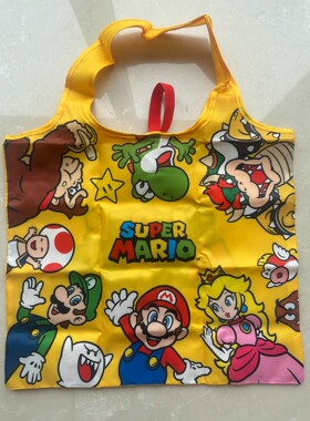 限定版马力奥托特包 皮克敏 可折叠购物袋 加厚手提袋