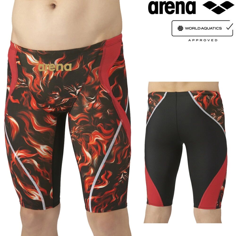 日本代购Arena阿瑞娜25年新款竞赛泳裤男专业比赛认证五分游泳裤