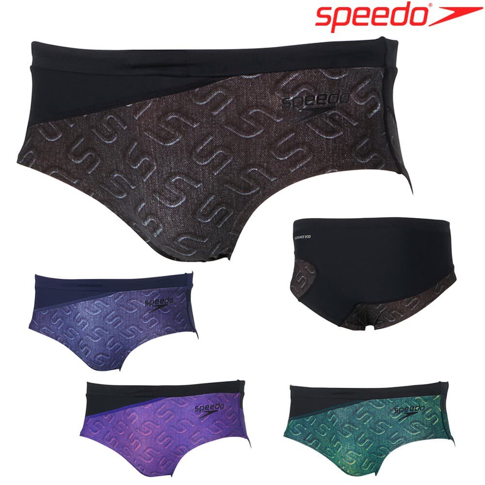 日本代购speedo速比涛24年新款训练泳裤男士练习耐氯运动游泳短裤