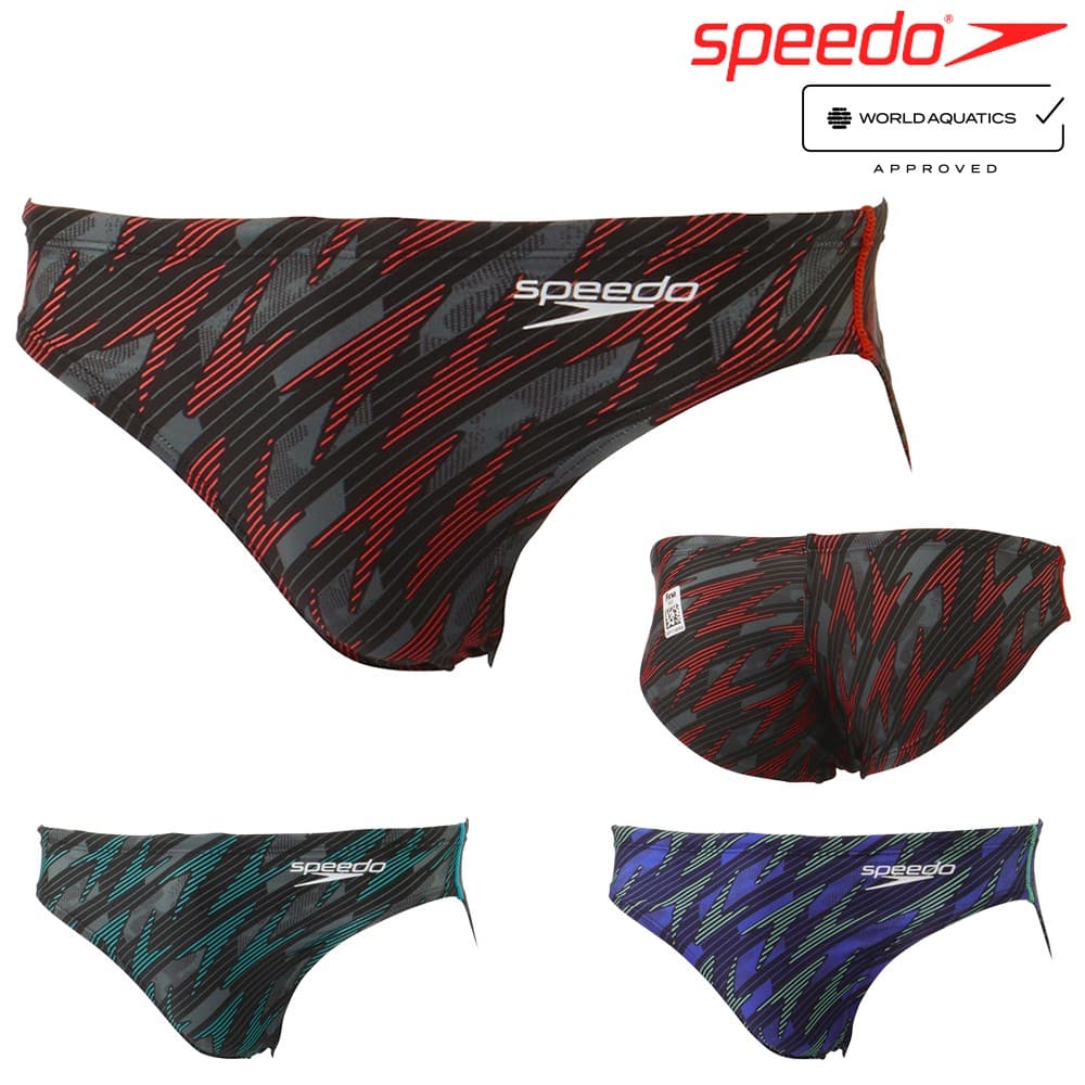 日本代购Speedo速比涛24年新款男士泳裤专业竞赛三角短裤游泳裤