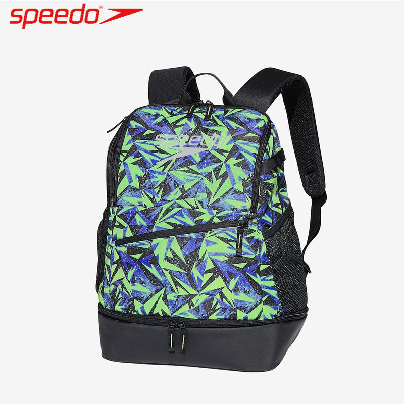 日本代购Speedo速比涛新款游泳双肩包男女装备用品大容量背包20L