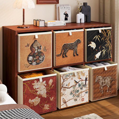 新中式收纳箱家用衣柜收纳盒