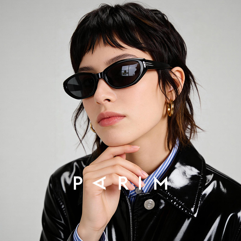 银翼镜明星同款派丽蒙2026新款潮流猫眼太阳镜墨镜女高级感76092