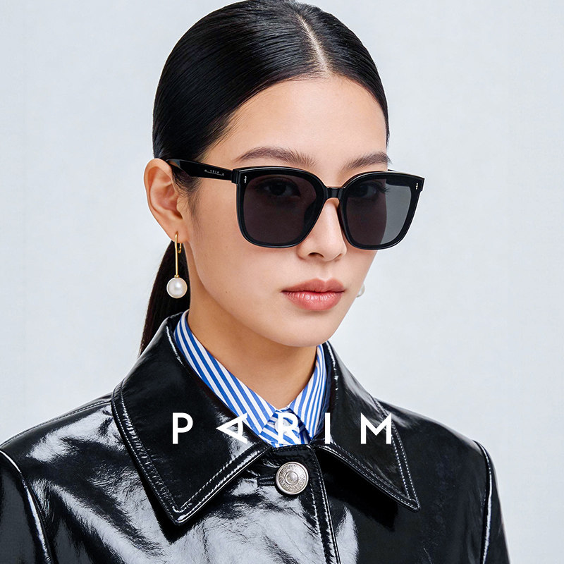 派丽蒙太阳镜2026年新款防紫外线墨镜gm框男女偏光近视可配度数