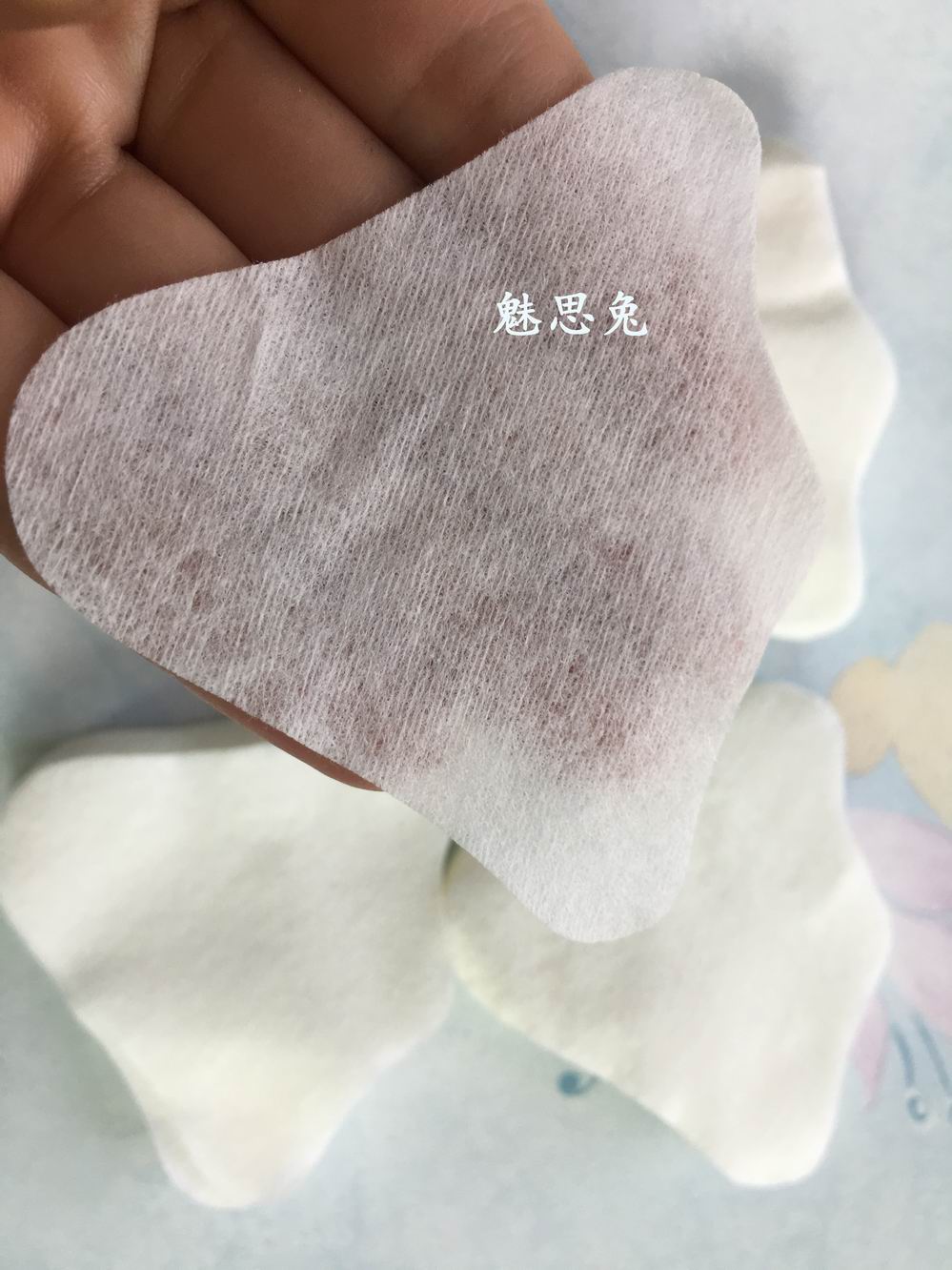 超薄化妆棉去黑头专用鼻贴膜鼻部专用鼻膜纸鼻型化妆棉每包100片