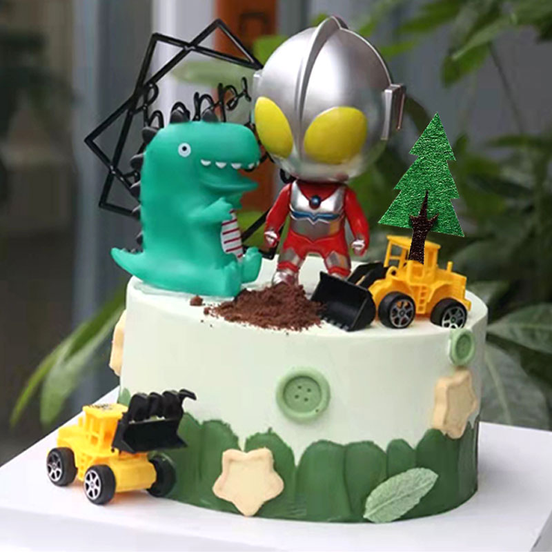 恐龙怪兽儿童小男孩宝宝生日插件