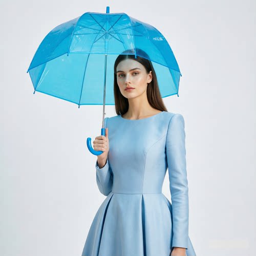 英女王鸟笼伞Fulton绯闻女孩蘑菇拱抗风耐用晴雨Totes两用伞
