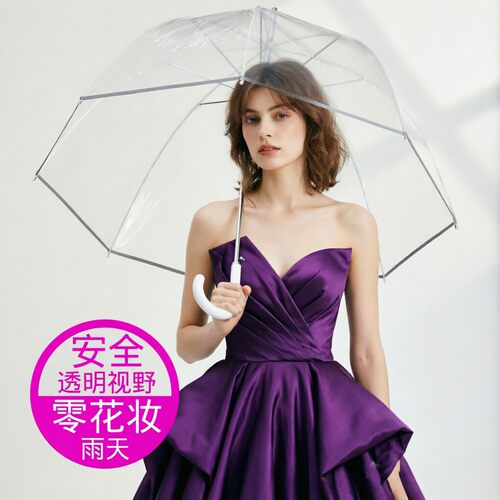totes凯特王妃同款深拱形泡泡伞女英国女王高颜值蘑菇伞街拍出片