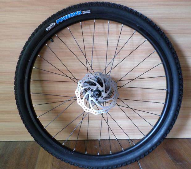 美利达公爵600公爵700 650轮胎32孔轮圈正新轮胎