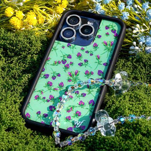 Wildflow联名Purple Posie Rosie春日紫玫瑰适用iPhone17/16/15/14ProMax/Plus苹果壳13明星同款WF防摔17