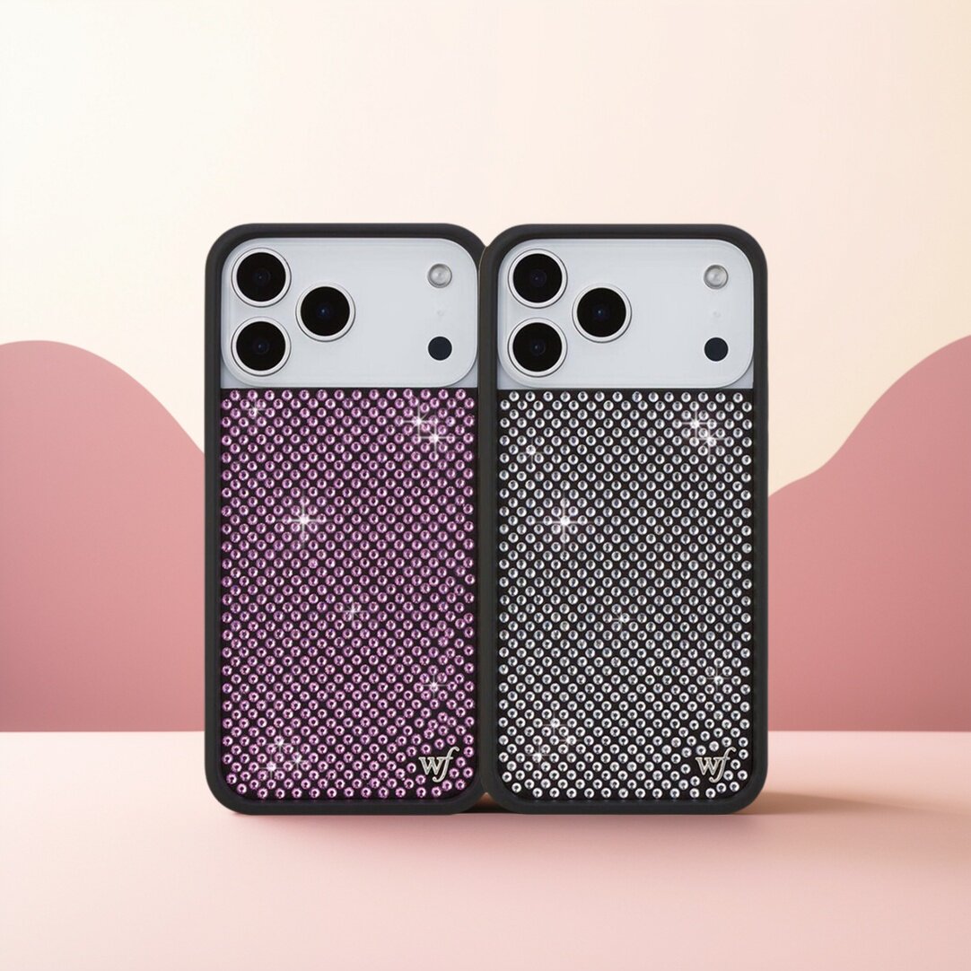 Wildflow闪耀系列镶钻镶嵌水晶珍珠手机壳适用于苹果ipho