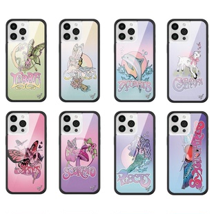 WF十二星座星盘合集WildF适用苹果17promax手机壳iphone16pm个性15plus防摔抗震14/13/12欧美明星同款手机壳