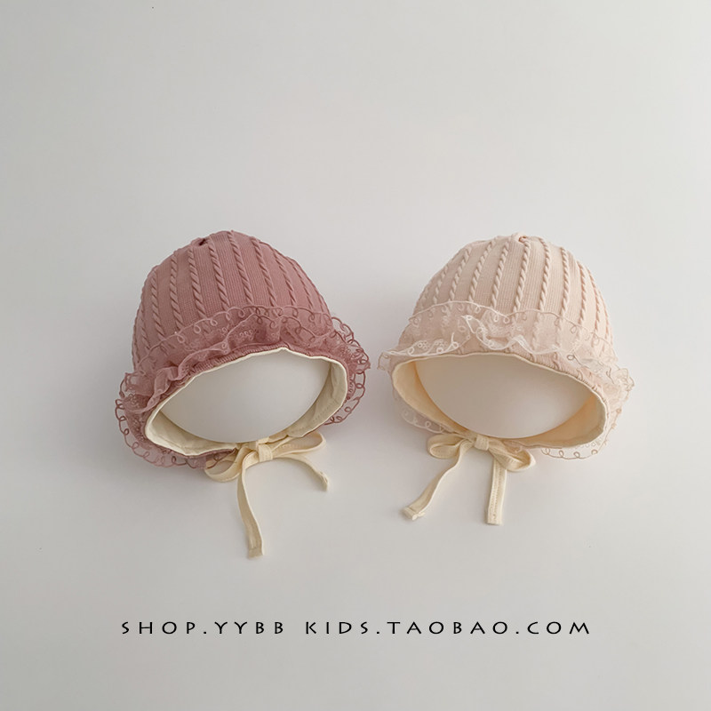 法式蕾丝婴儿护耳包头帽洋气新生幼儿公主帽春秋女宝宝护囟门胎帽,童装/婴儿装/亲子装,帽子,淘宝优惠券,粉丝福利购,淘宝优惠卷