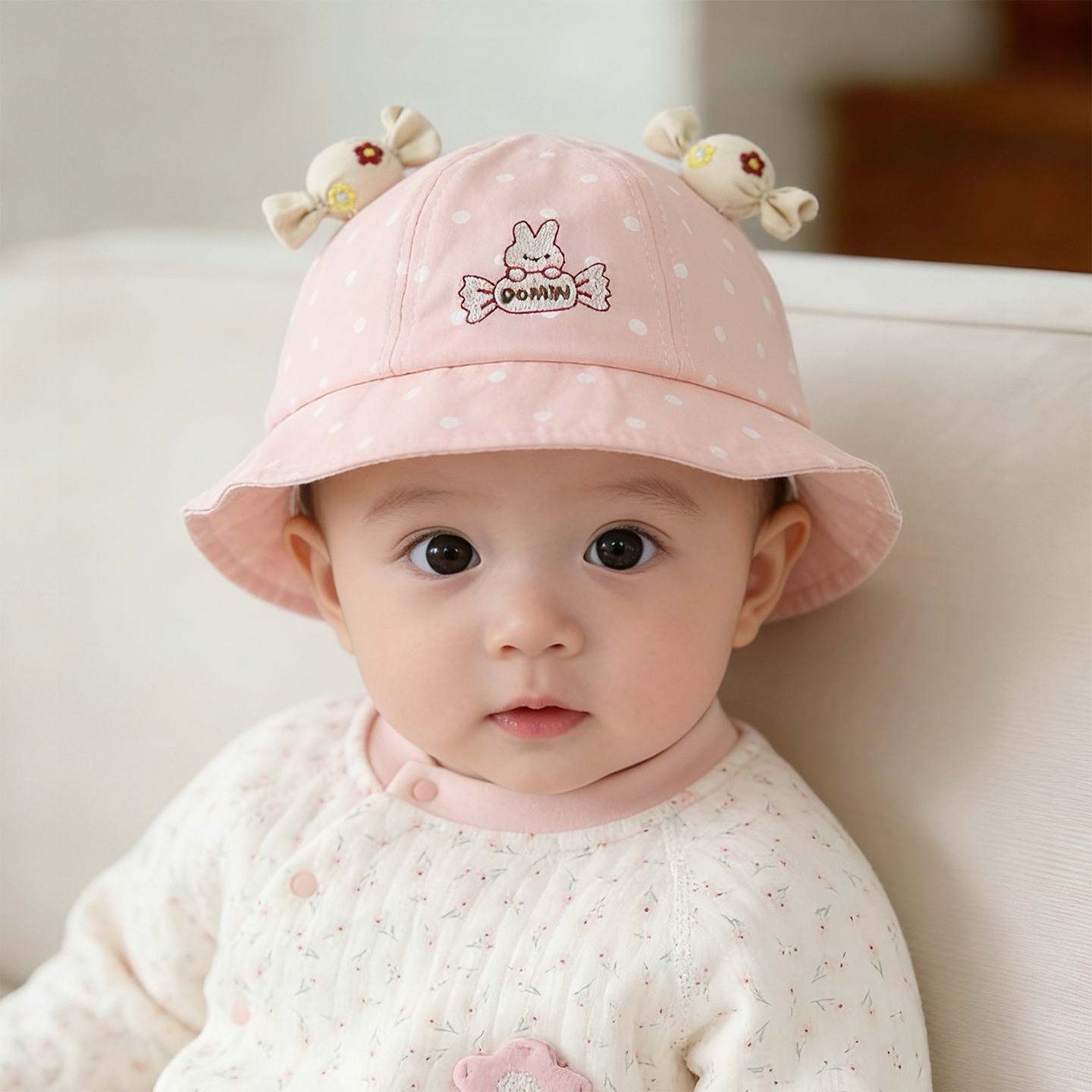 女婴儿帽子春秋薄款可爱公主渔夫帽女宝宝小月龄防晒遮阳出游盆帽,童装/婴儿装/亲子装,帽子,淘宝优惠券,粉丝福利购,淘宝优惠卷