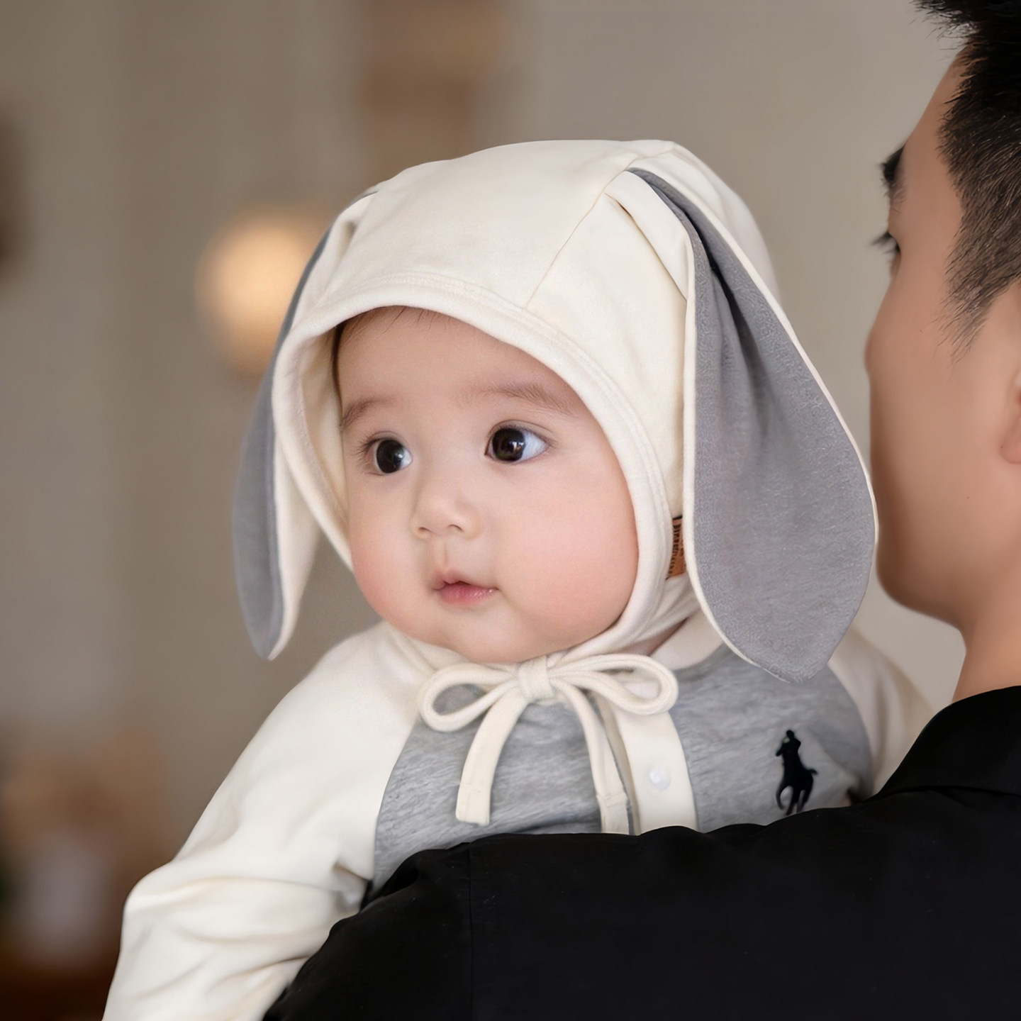 婴幼儿帽子秋冬款保暖防风护耳包头帽男女宝宝小月龄可爱外出胎帽