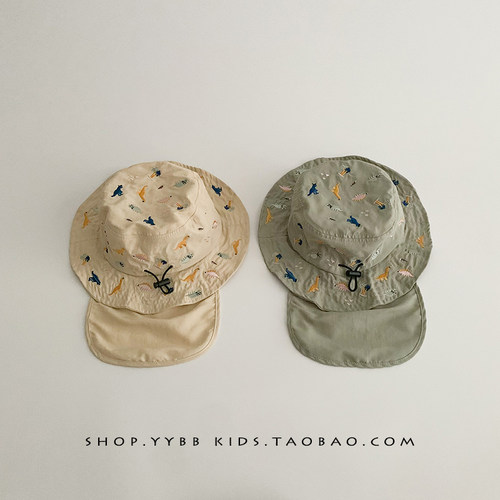 儿童披肩防晒帽夏季遮阳薄款