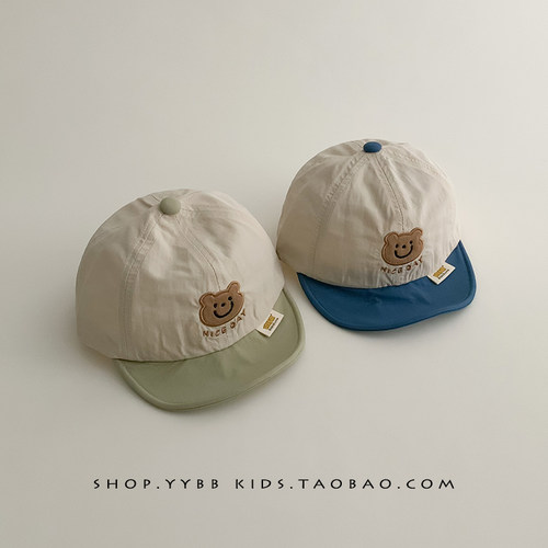 韩版速干婴幼儿鸭舌帽软檐