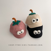 可爱卡通造型宝宝帽子春秋薄款 遮阳防晒鸭舌帽男女童小月龄棒球帽