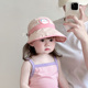 儿童遮阳帽子春夏季 速干大帽檐鸭舌帽男女宝宝可爱防晒棒球帽 薄款