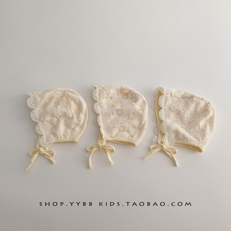 婴儿帽子秋冬季保暖防风护耳帽宝宝可爱小月龄新生遮阳包头帽春天