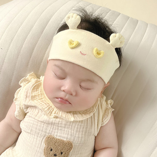 婴幼儿护囱门发带帽子夏季