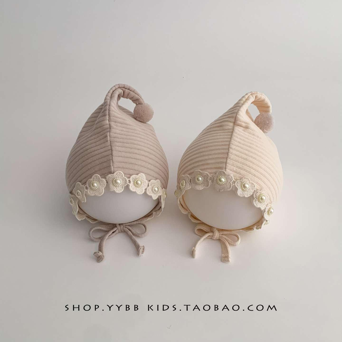 婴幼儿帽子秋冬款韩系花朵精灵护囟门帽女宝宝小月龄防风保暖胎帽