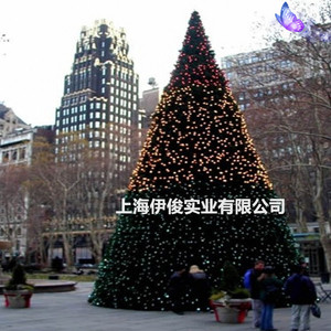 大型框架圣诞树米米米米米米10米12塔形铁架结构圣诞树装饰456789