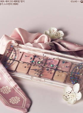 新品clio韩国十二色眼影盘哑光pro eye pallete air传统系列20/21
