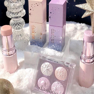 圣诞节限定韩国代购dasique新品节日眼影盘高光棒唇釉限量版气氛