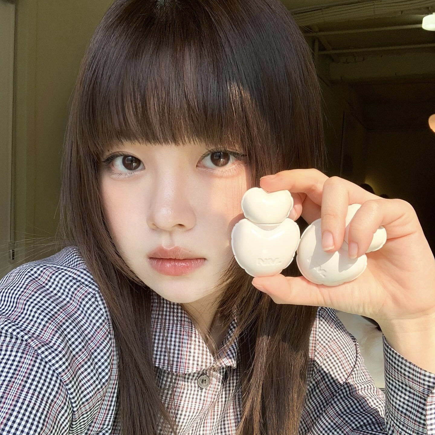 naming新品白色爱心唇釉水光滋润保湿镜面glowy heart lip tint