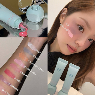小众韩国nuse新品液体腮红调色mousse care cheek哑光自然设计感