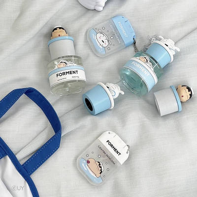 forment蜡笔小新联名韩国香水清新木棉香限量系列韩女皂香小白套