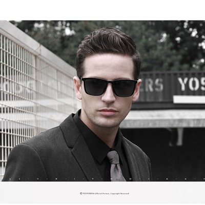 Men Women Square Polarized UV Protection Sunglasses 男太阳镜