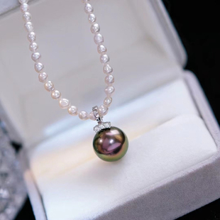 DIY珍珠吊坠配件S925纯银挂坠空托 睫毛小项坠可打开万能扣半成品