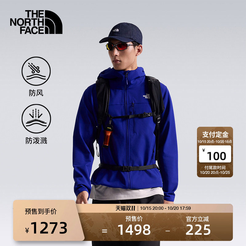 北面软壳外套男运动徒步户外防风防泼水新款TheNorthFace|8KGH