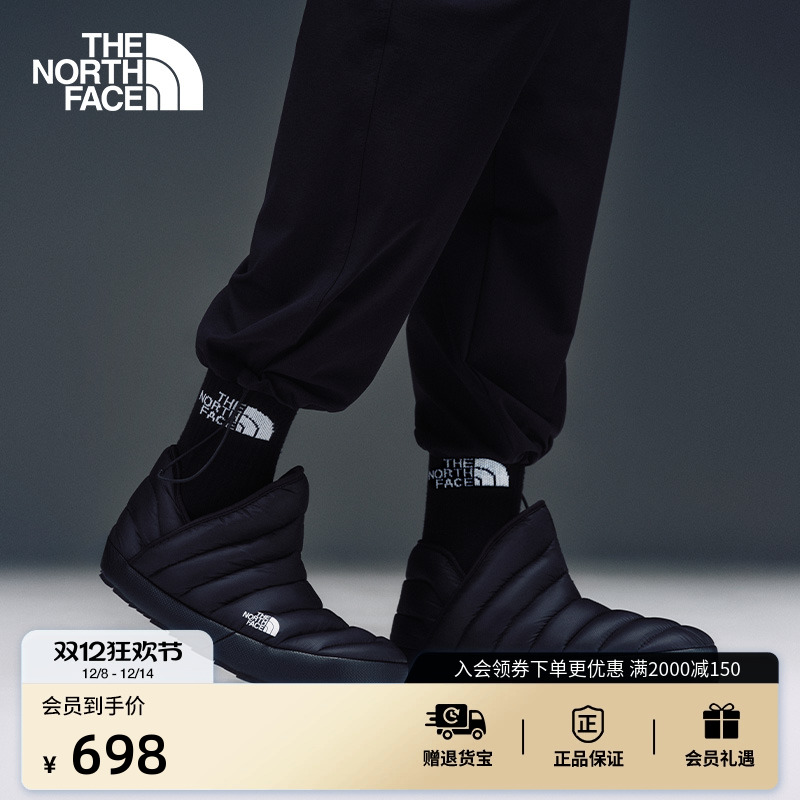 北面男保暖防泼水营地鞋