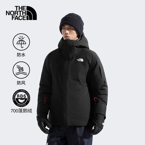 北面男防水滑雪羽绒服