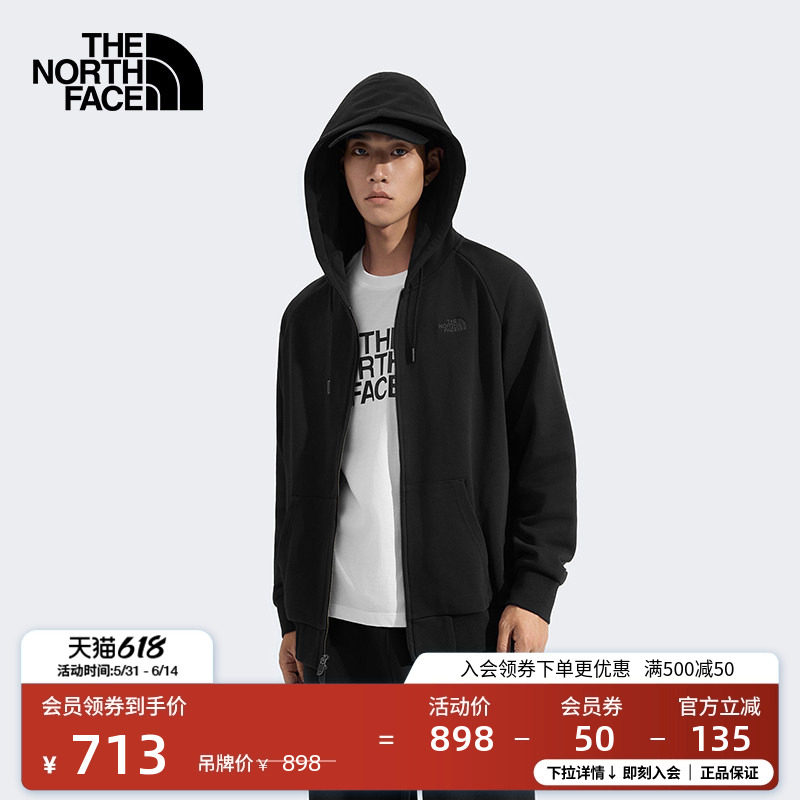 北面针织上衣卫衣男女同款休闲连帽运动户外TheNorthFace|8F0H
