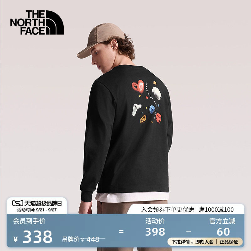 北面V-DAY纯棉长袖T恤										