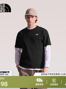 北面短袖T恤男女同款纯棉运动户外休闲透气新款TheNorthFace|8GWE