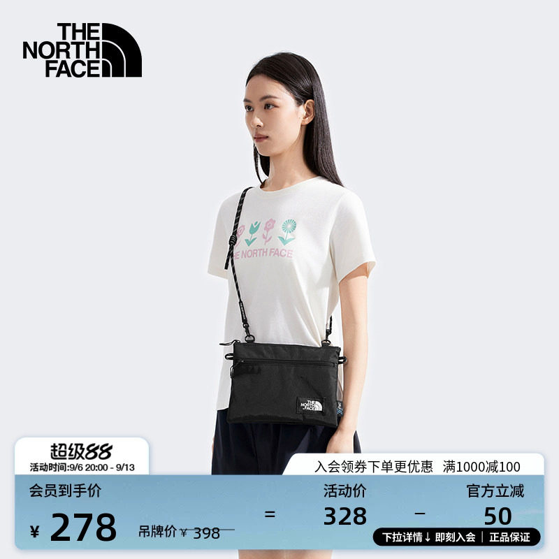 北面男女同款斜挎单肩包图片