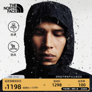 北面男Antora冲锋衣防水防风硬壳外套户外徒步TheNorthFace 8DRZ