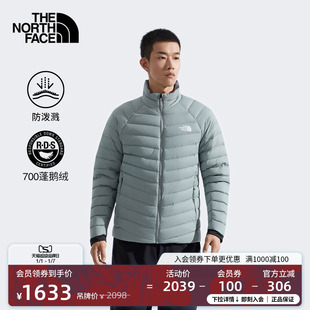北面Thunder防泼水排骨羽绒服男轻盈保暖鹅绒TheNorthFace 8DX2