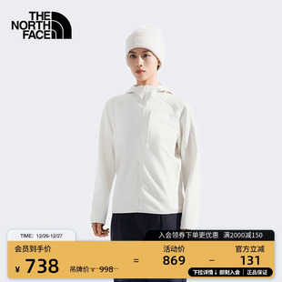 北面女轻量保暖抓绒衣外套运动户外徒步新款 8FJB TheNorthFace