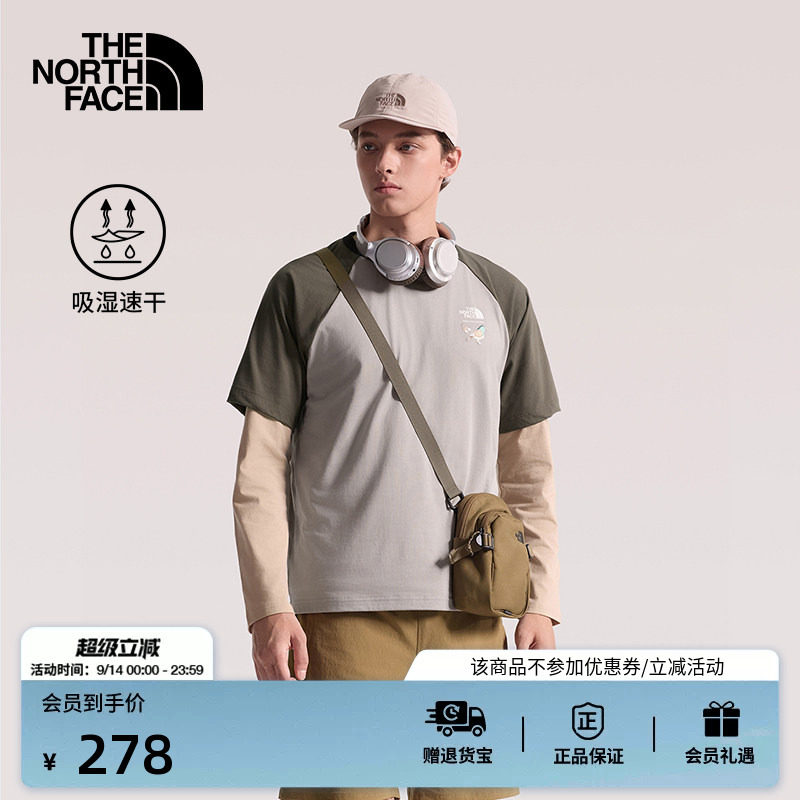 北面男女速干衣短袖T恤图片